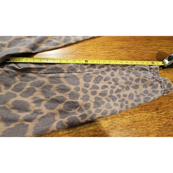 Anthropologie Pants Tamarind Giraffe Animal Linen Blend Trouser Jogger size 10 - Picture 11 of 13